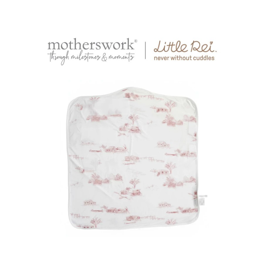 Khăn Quấn Cho Bé Ngủ Ngon, Thoáng Khí Little Rei Swaddle Wrap Velcro