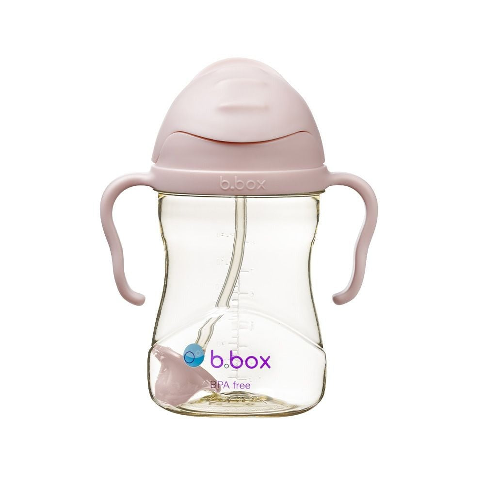 B.Box PPSU 360° Children's Water Bottle with Anti-Choking Valve and Handle for Drinking Water Training 240ml
