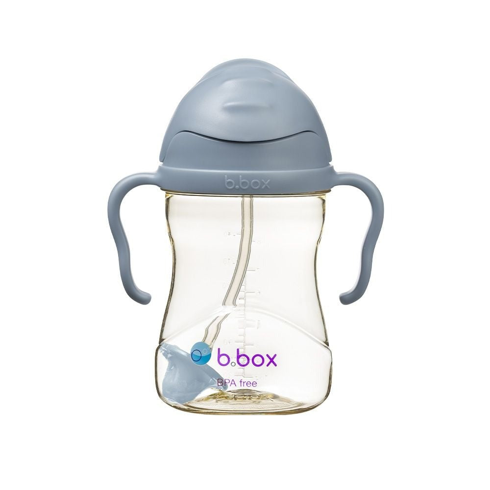 B.Box PPSU 360° Children's Water Bottle with Anti-Choking Valve and Handle for Drinking Water Training 240ml