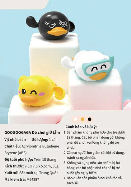 Đồ chơi vịt bơi lội Googoogaga