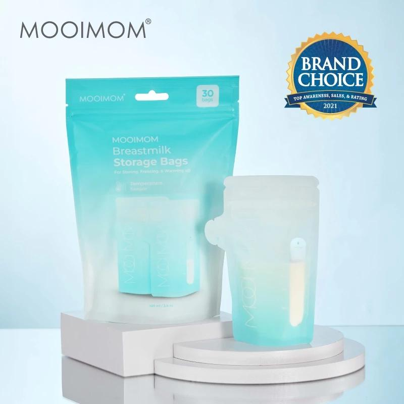 MOOIMOM Túi trữ sữa cảm ứng nhiệt 100ml