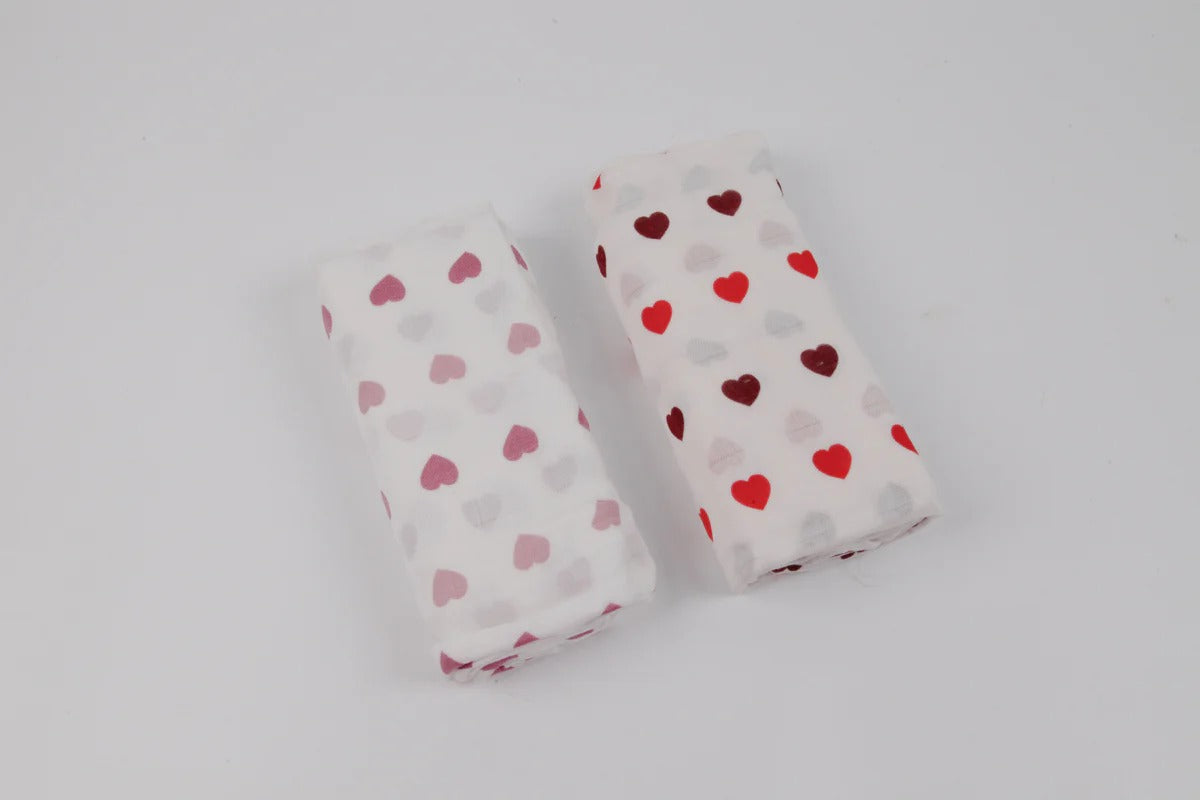 Combo 2 khăn quấn sợi tre Little Rei 120x120 cm, mềm mại và an toàn