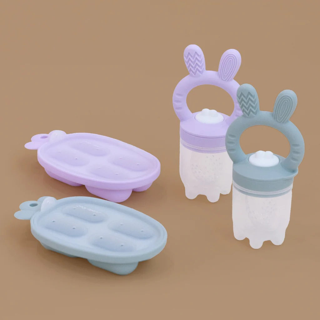 Túi nhai ăn dặm chống hóc Little Rei – Silicon an toàn cho bé