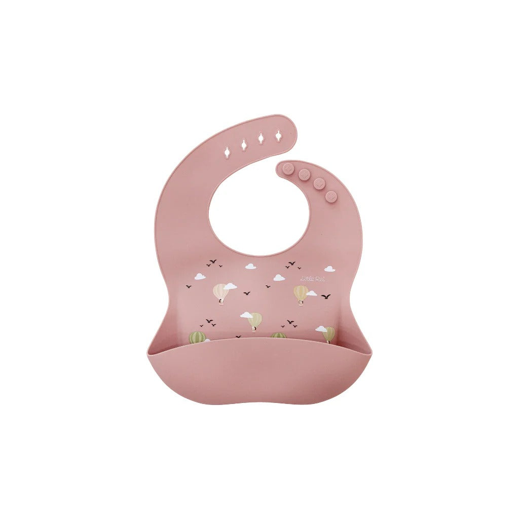 Yếm ăn dặm cao cấp LITTLE REI, chất liệu silicon an toàn, dùng cho bé từ 6 tháng tuổi - Little Rei Bib