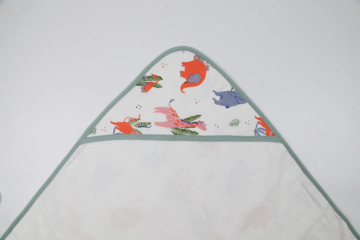 Khăn tắm có mũ sợi tre Little Rei