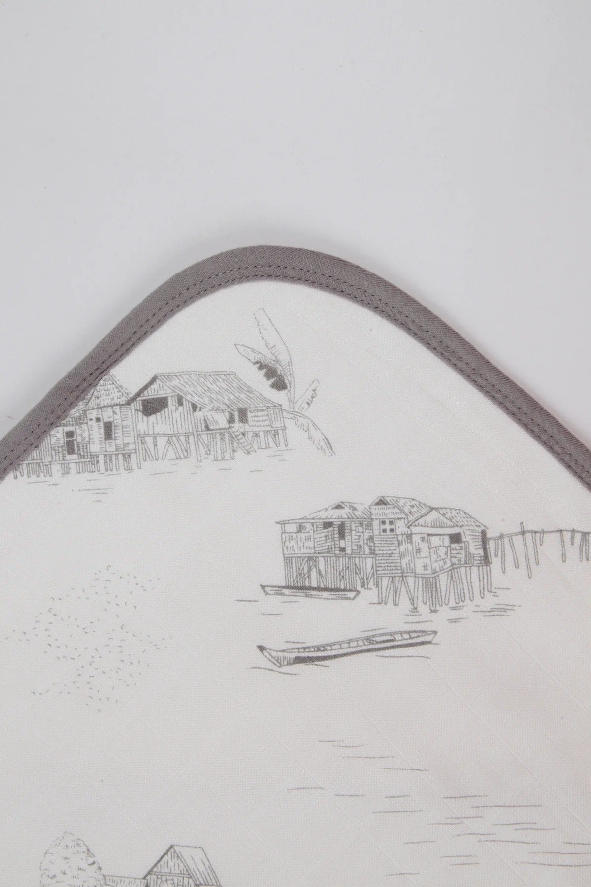 Khăn tắm có mũ sợi tre Little Rei