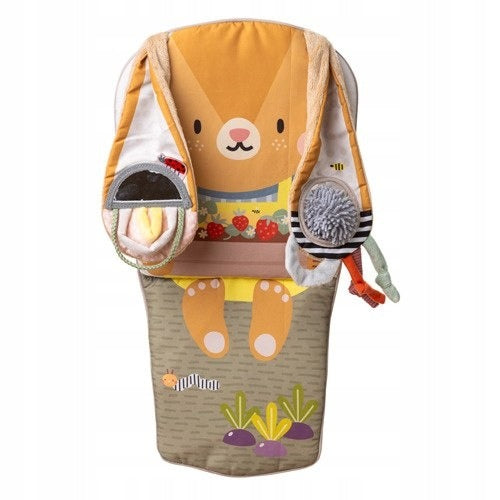 Thỏ Đồ Chơi Treo Ghế Xe Hơi Có Đèn Và Nhạc TAF TOYS Giải Trí Và Phát Triển Giác Quan Cho Bé
