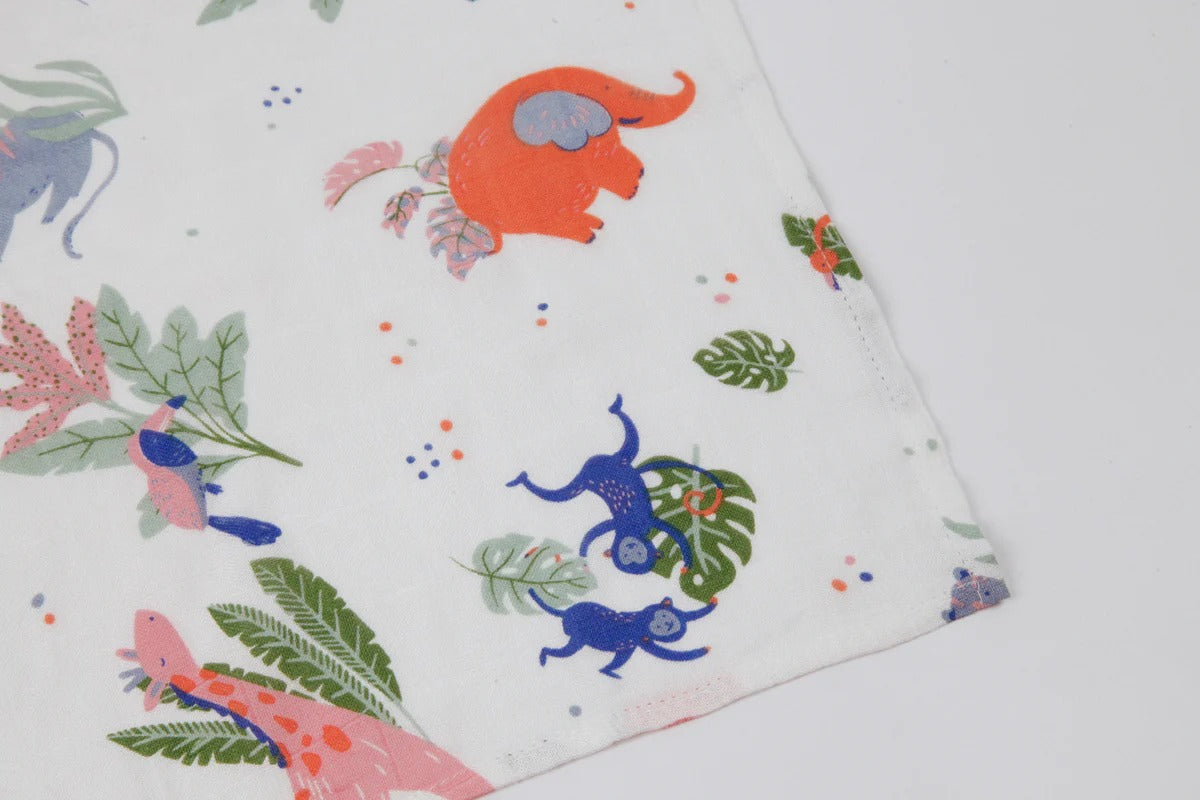 Bộ 4 chiếc Khăn tắm, khăn rửa mặt sợi tre Little Rei