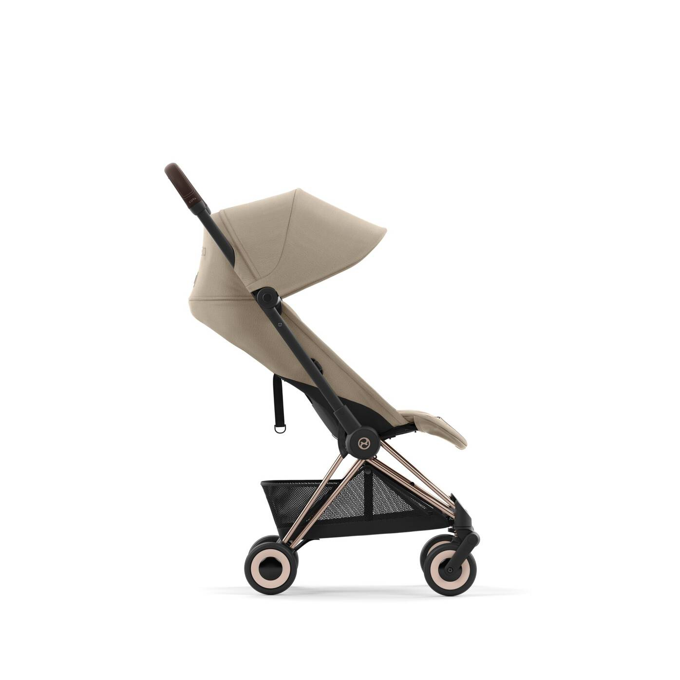 Xe đẩy gấp gọn Cybex Platinum Coya cho bé từ sơ sinh, gấp gọn 1 tay màu Coya Beige/ Heritage Bleck