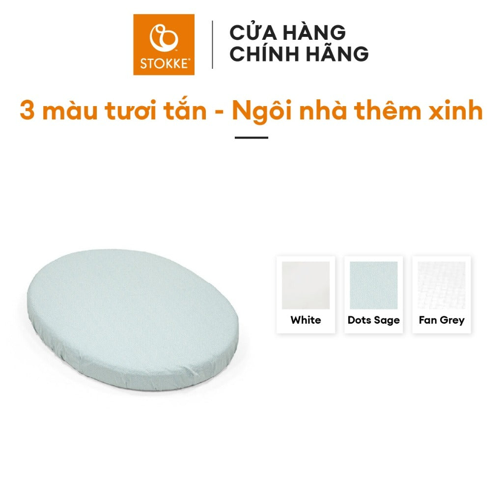 Ga Trải Nệm Cũi Stokke Sleepi V3 Mini - Mềm Mại, Thoáng Khí & An Toàn Cho Bé