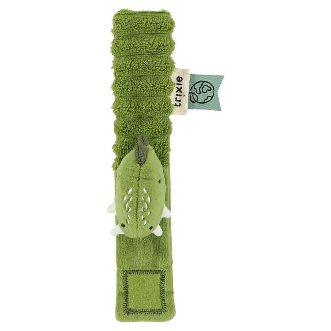 Trixie baby rattle bracelet, soft cotton, encourages movement