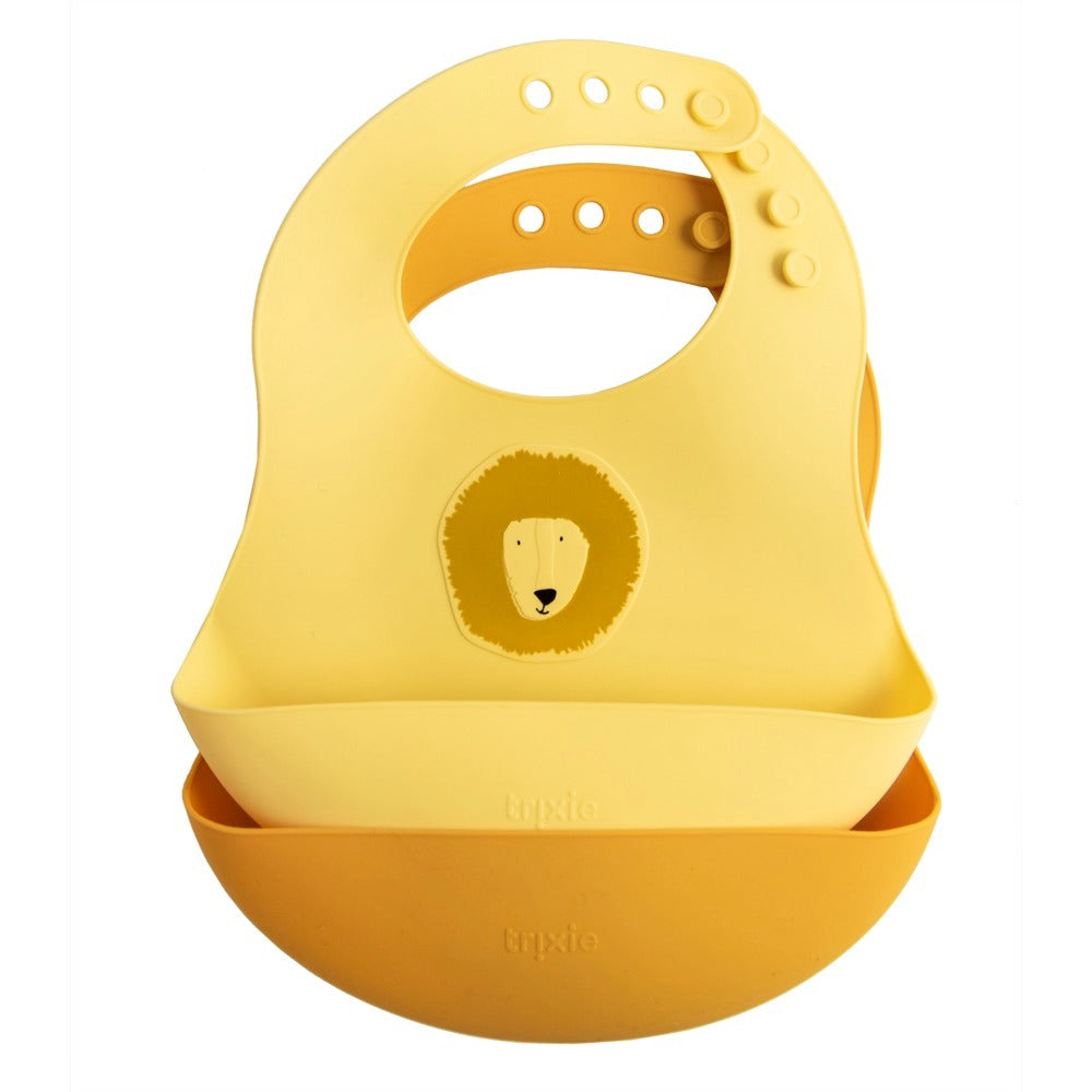 Combo 2 yếm silicon ăn dặm Trixie