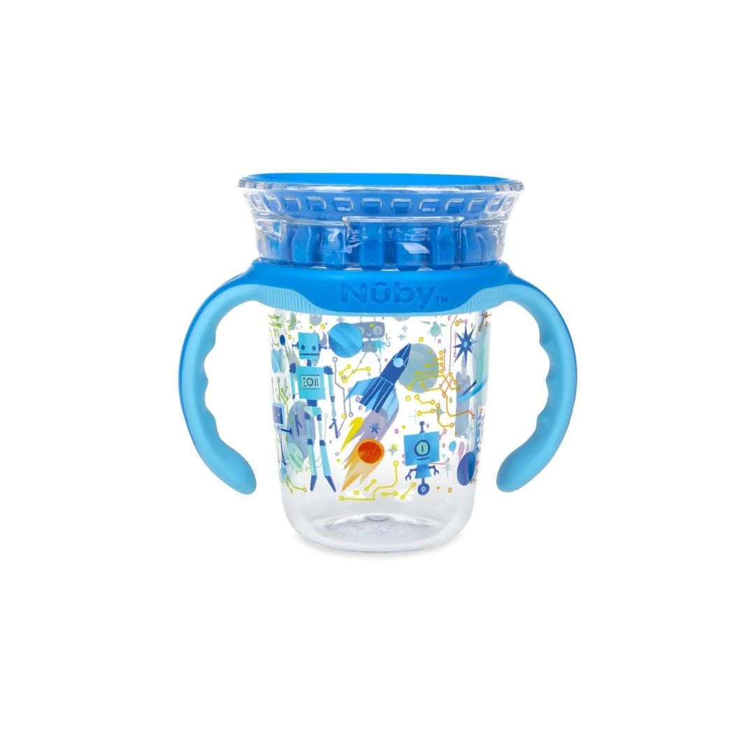 Cốc Tập Uống 360 Độ Bằng Nhựa Tritan Cao Cấp 240ml | Nuby