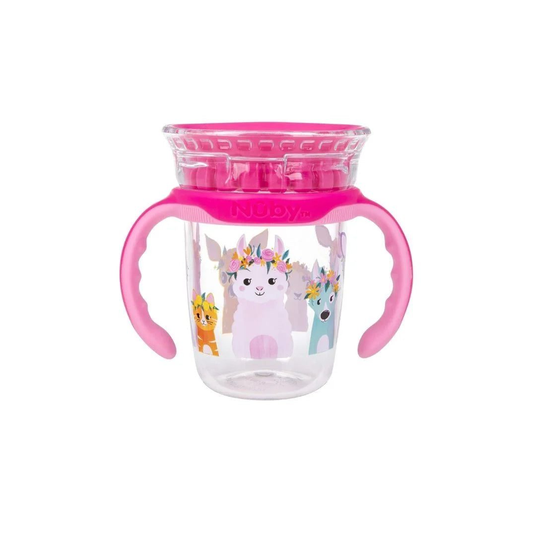Cốc Tập Uống 360 Độ Bằng Nhựa Tritan Cao Cấp 240ml | Nuby