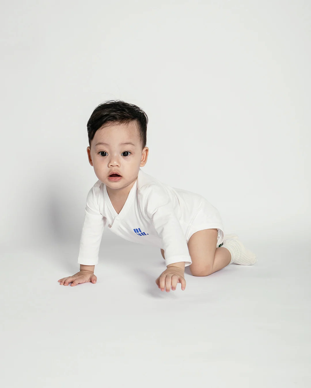 Quần Áo Cho Bé NINU Long Sleeve Wrap Body (NB-6M) | NINUNAPZ