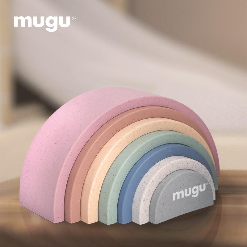 MUG ĐỒ CHƠI THÁP CẦU VỒNG XẾP CHỒNG