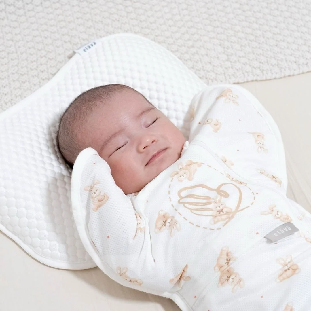 Gối Ngủ Elava Thoáng Khí Mềm Mại, Đàn Hồi, Nâng Đỡ Đầu Cho Bé Từ 0-12 Tháng