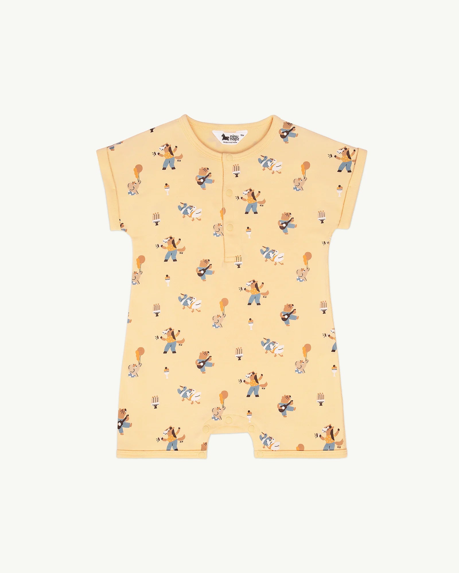 Quần Áo Body Cho Bé Party Friends Playsuit Đa Dạng Màu Sắc (9M-24M) | NINUNAPZ