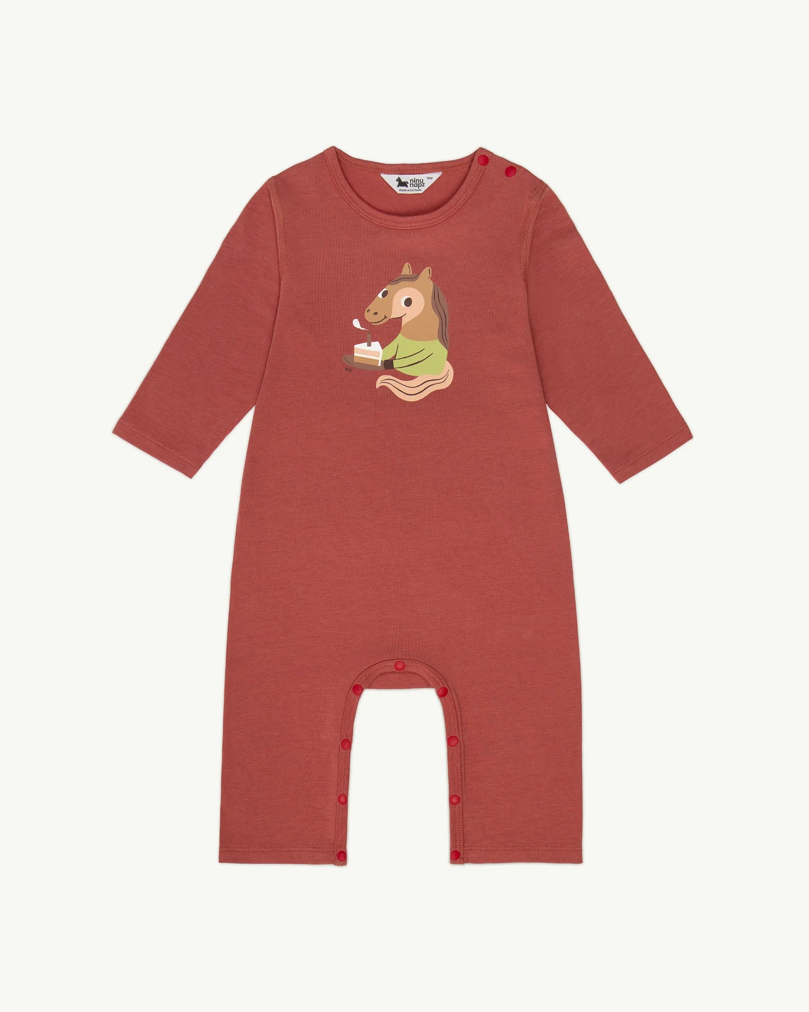 Quần Áo Body Cho Bé Party Pony Overall (9M-24M) | NINUNAPZ