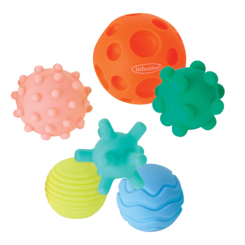 Bộ 6 Bóng Cảm Giác Siêu Mềm Super Soft Textured Multi Ball Set | Infantino
