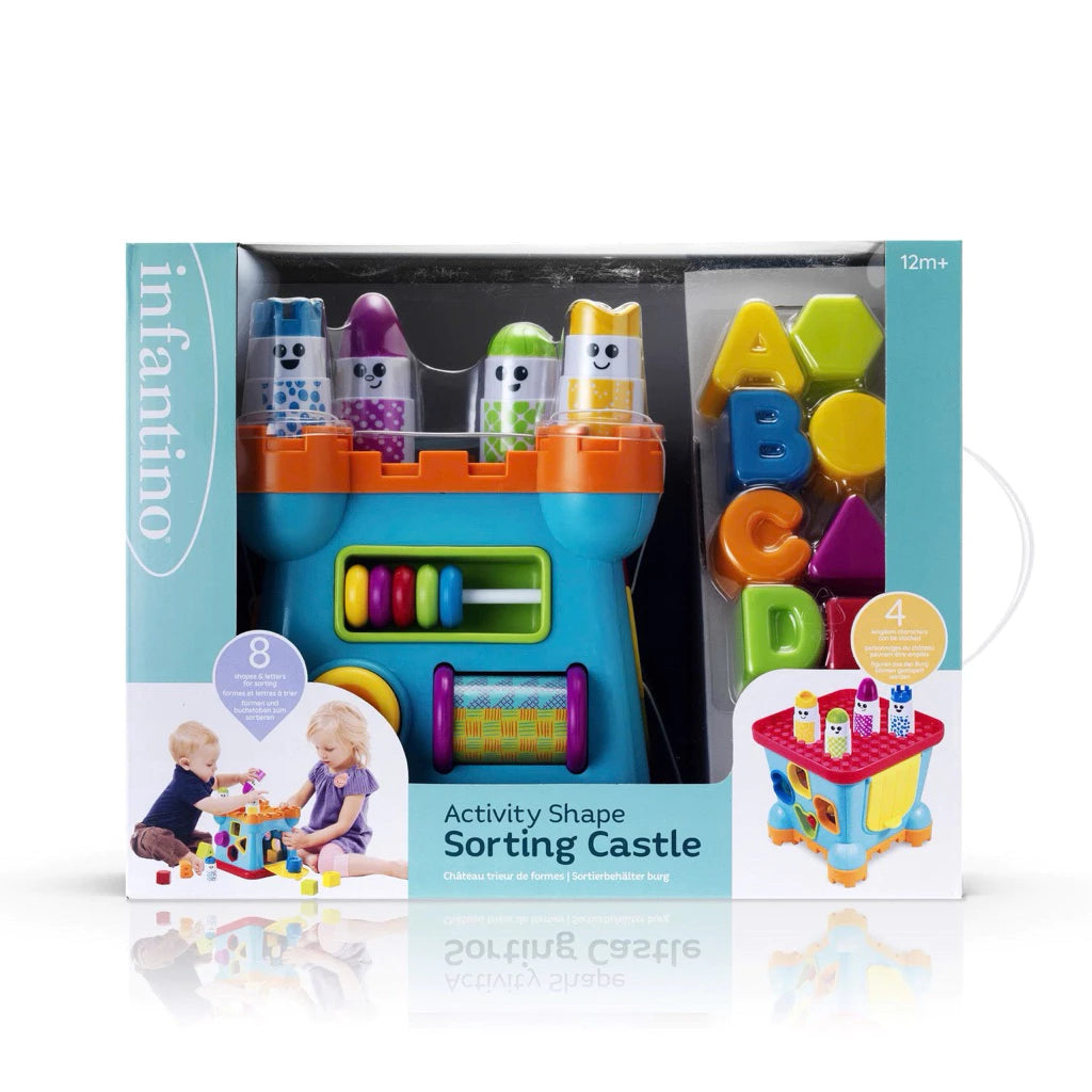 Đồ Chơi Thả Khối Hình Lâu Đài Activity Shape Sorting Castle | Infantino
