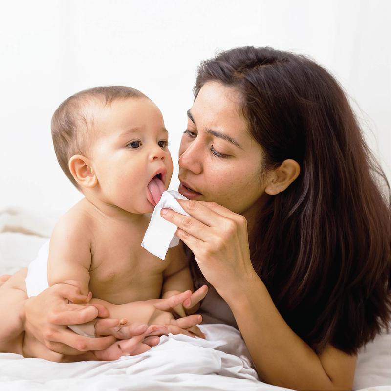 MUG KHĂN ƯỚT ĐA NĂNG LAU RĂNG NƯỚU CHO BÉ