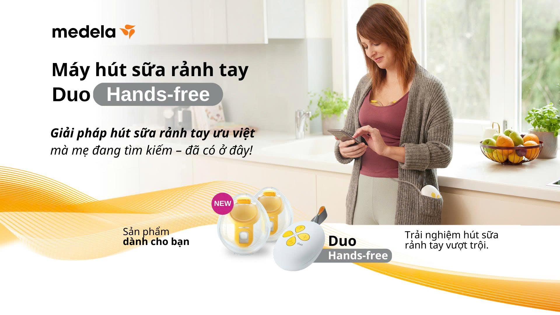 Máy Hút Sữa Điện Đôi Rảnh Tay Medela Duo Hands-Free™