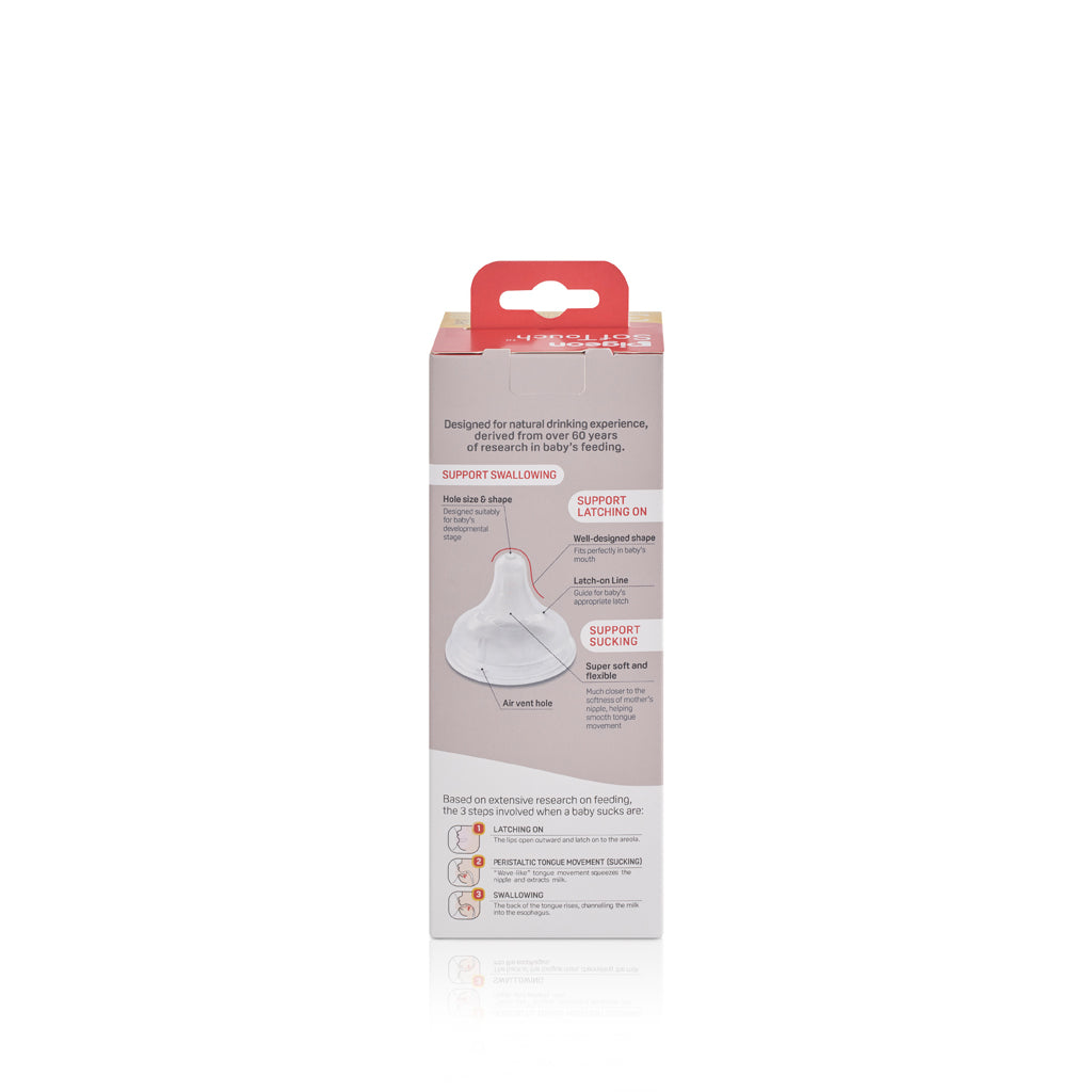 Pigeon SofTouch 3 PPSU milk bottle - Logo