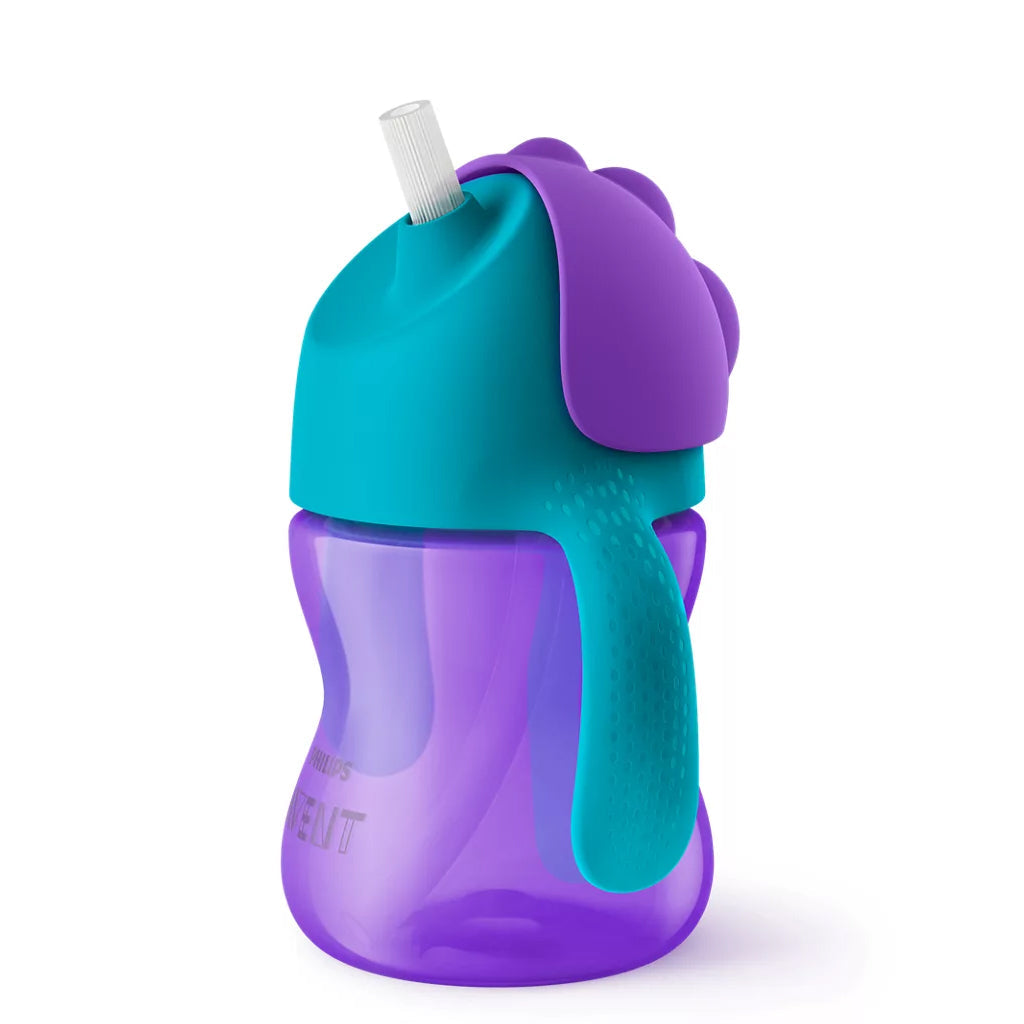 Bình tập uống có ống hút cho bé 9 tháng tuổi 200ml