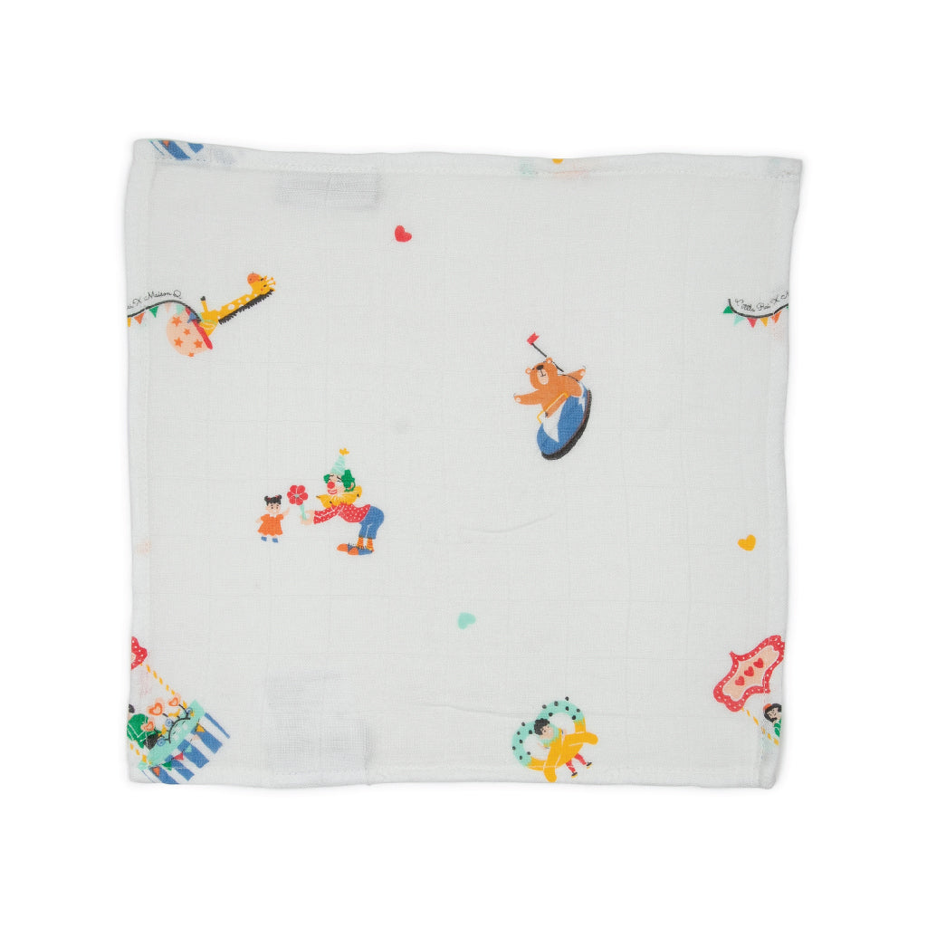 Khăn Mặt Little Rei X Maison Q Họa Tiết Lễ Hội